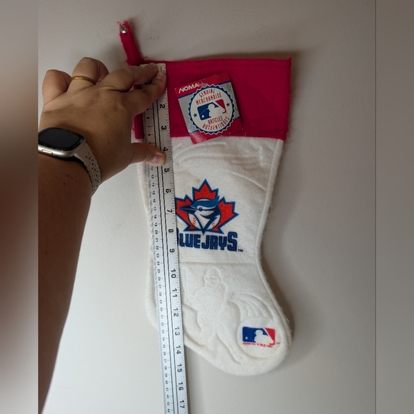 NWT Vintage Noma 1997 Blue Jays MLB Christmas Stocking - Picture 6 of 7
